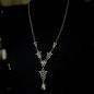 Preview: Lange Kette im celticstyle Design mit Citrin