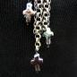 Preview: Tassel Collier mit keltischen Knoten und Rubin