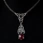 Preview: keltische kette mit rubin
