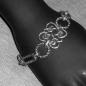 Preview: Keltisches Armband mit Doppelherz-Knoten
