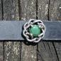 Preview: keltisches lederarmband mit smaragd
