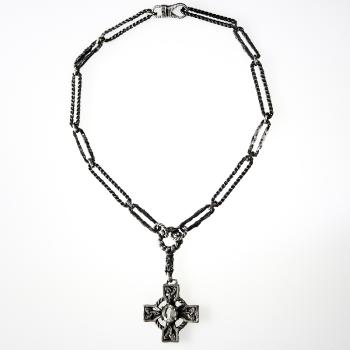 Keltisches Kreuz, Collier mit Quartz