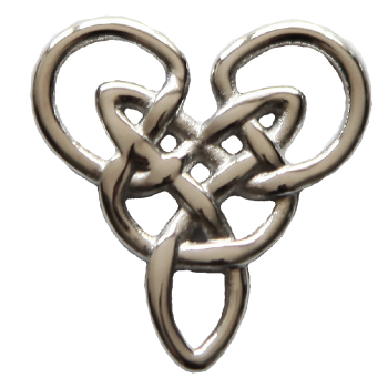 Herzknoten aus Edelstahl