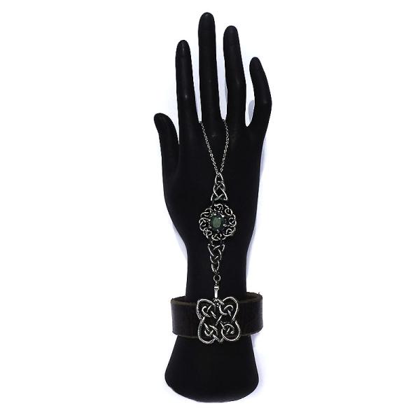 handchmuck-leder-keltisch-smaragd