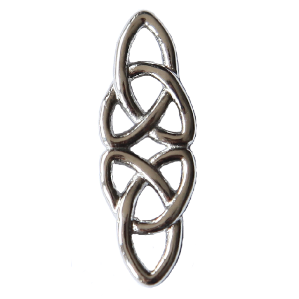 gespiegelte Triquetra aus Edelstahl klein