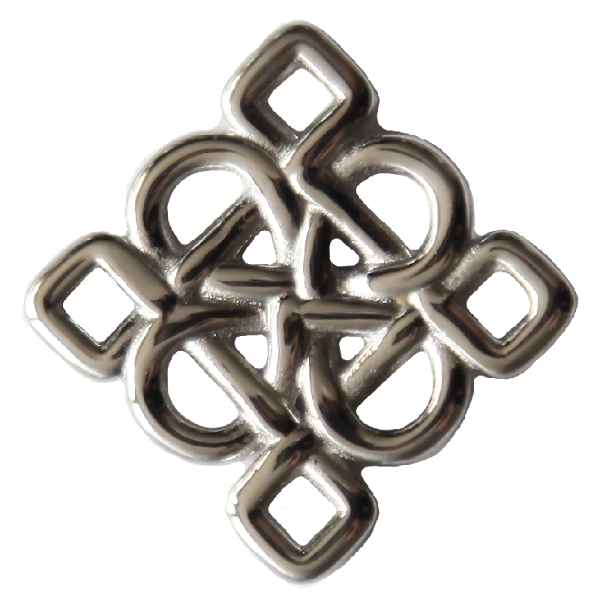 Quadratknoten aus Edelstahl